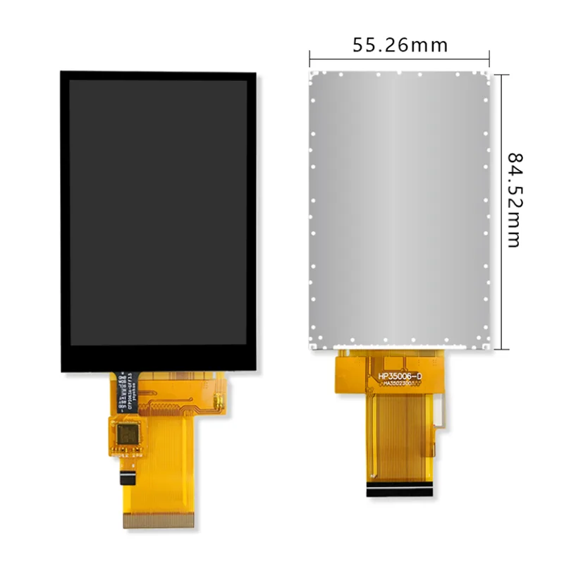 3,5 inch RGB 320x480 IPS TFT kleine TFT-aanraakschermmodule